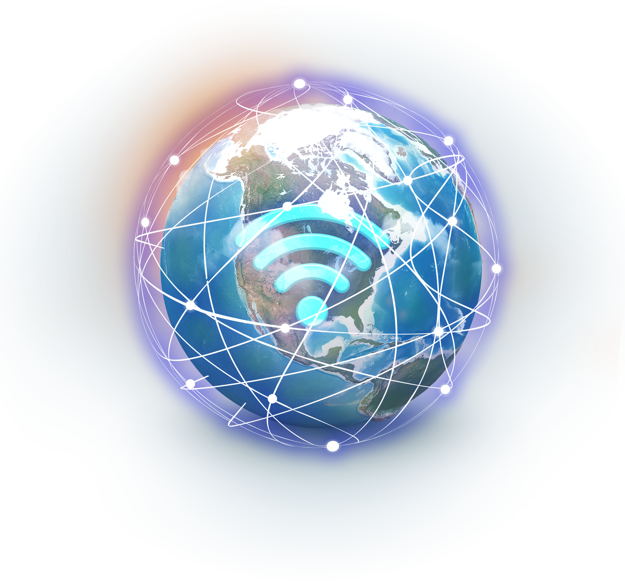 Ilustración de conexión global